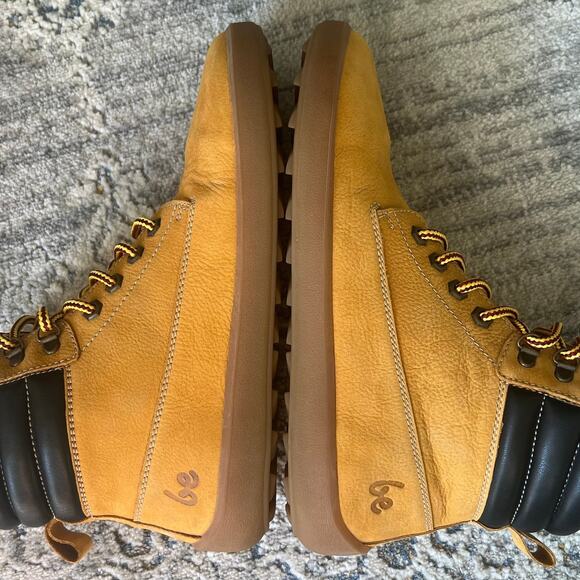 Mens Be Lenka Nevada NEO Barefoot Nubuck Leather Boots Mustard Size 10 - Picture 7 of 15